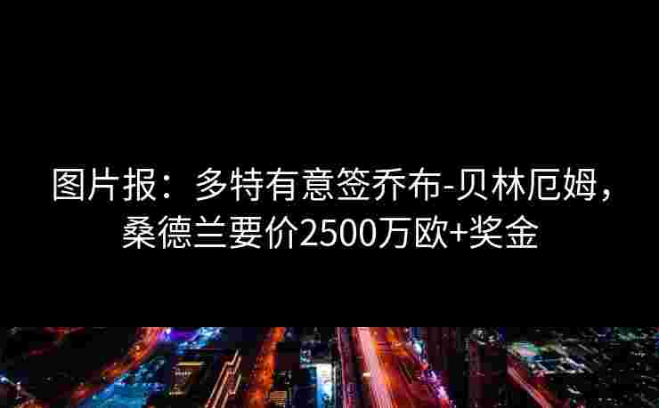 图片报：多特有意签乔布-贝林厄姆，桑德兰要价2500万欧+奖金